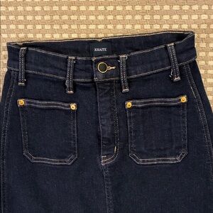 KHAITE Denim Skirt